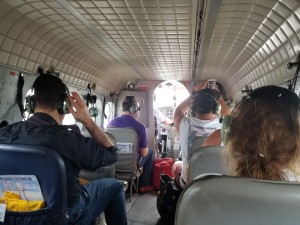 fiji seaplane inside